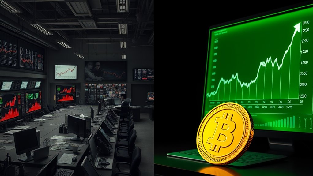 fartcoin soars wall street crashes
